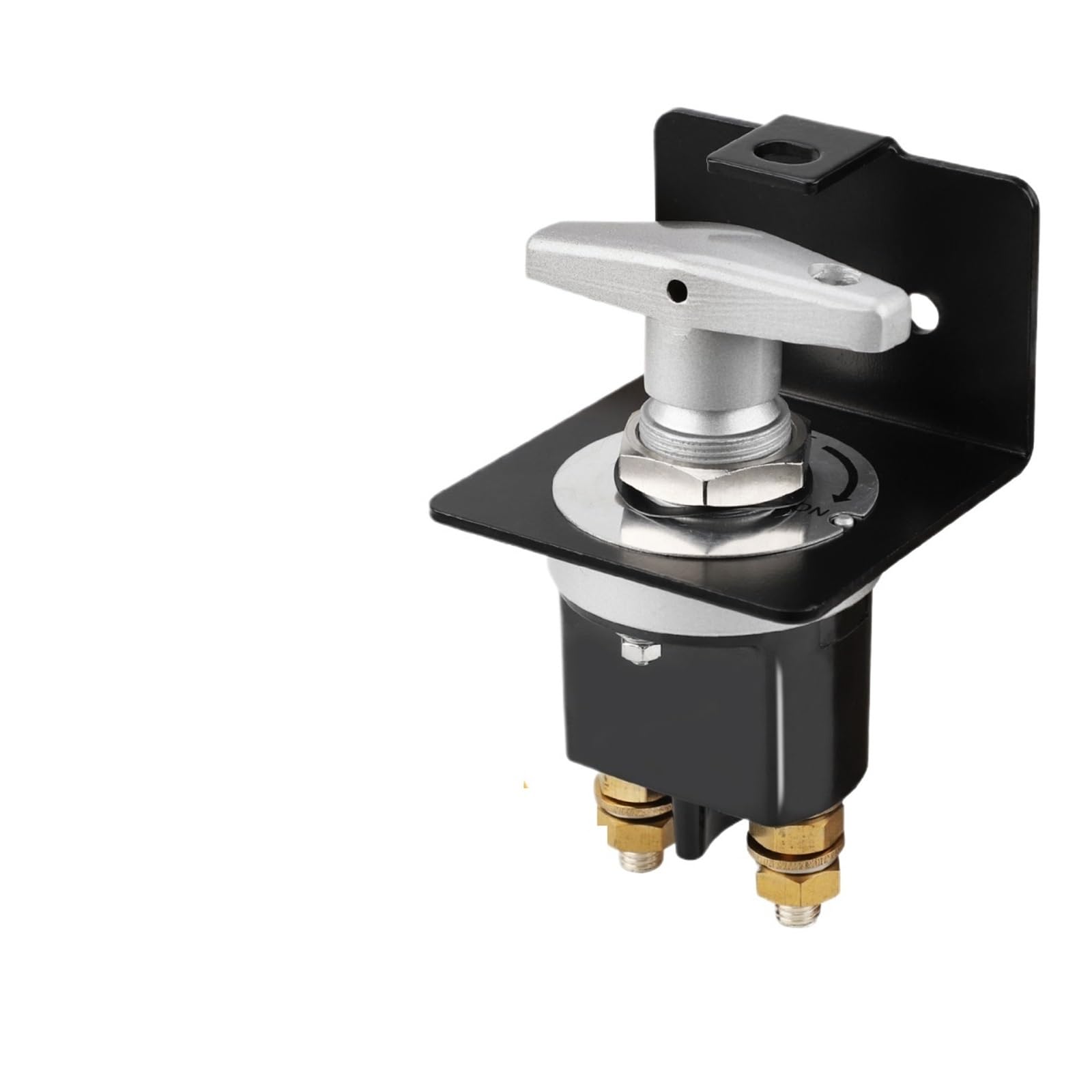 1 Uds. Interruptor de apagado de batería de coche de 12V, cortador de circuito de batería de alta resistencia, aislador desconectador con cerradura(No.5)