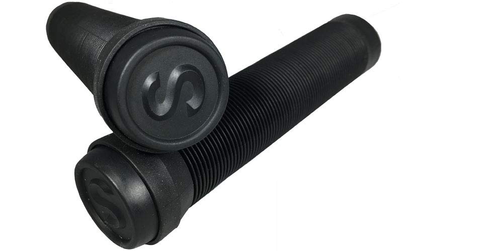 SCT USA Scooter Bar Grips with SCT USA High Rebound Rubber Bar Ends