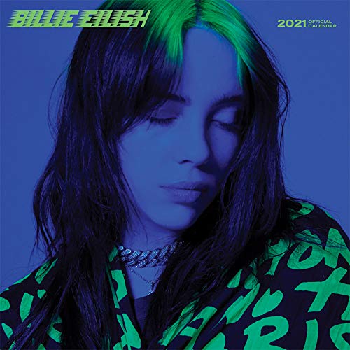 Billie Eilish 2021 12 x 12 Inch Monthly Square Wall Calendar, Music Pop