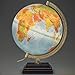 Fernweh 2 in 1 Multi-Purpose 12-inch Illuminated Desktop Globe - Explore, Illuminate, and Decorate Your World with Waypoint Geographics Fernweh World Globe - Square Stand