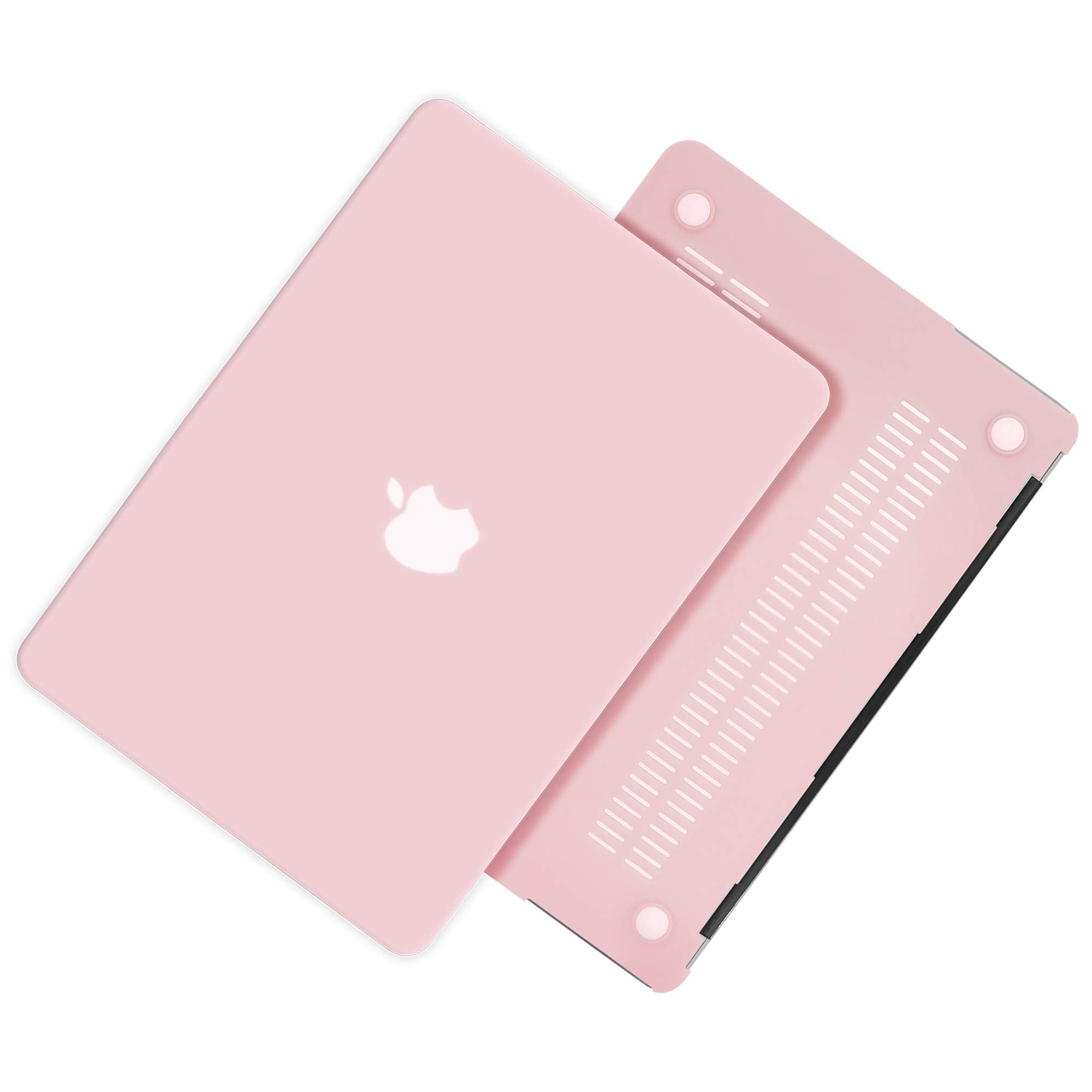 Dl3 Mobilak Compatible with MacBook Air 13 inch Case 2022 2021 2020 2019 2018 Release A2337 M1 A2179 A1932 Touch ID, Plastic Hard Shell Case Cover Compatible with MacBook Air 13.3 inch (Baby Pink)
