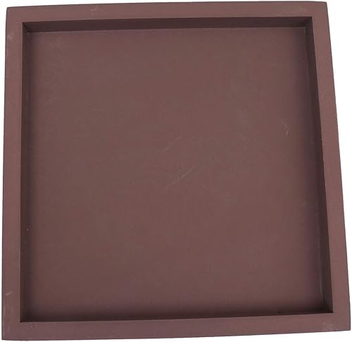 Cabilock Plato de plástico para plantas, maceta de flores, platillo cuadrado para interiores y exteriores, accesorios para contenedores de plantas