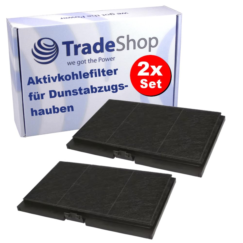 2x Trade-Shop filtr z węglem aktywnym kompatybilny z Junker JD36AE50 JD36AE51 JD36AE52 JD36AL50 JD36AL51 JD36AW51 JD39AE50 JD39AE51 okap kuchenny