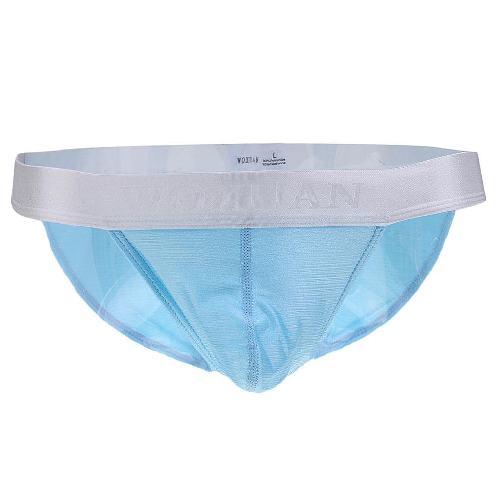 PEXORVA® Man's Soft Silky High Fork Solid Boxer Brief Men's Underwear XL Blue|Clothing Shoes & Accessories | Mens Clothing | Underwear-picture-23