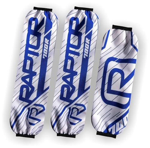 High-Performance Shock Covers Compatible fit for Yamaha Raptor 90, 400, 450, 600, 700 – Durable, Water-Resistant, Easy to Install, Reliable All-Terrain Protection White