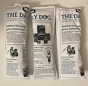 Webbox Naturals Doggy Zeitungsspielzeug (3 Stück)