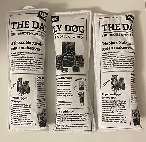 Webbox Naturals Doggy Zeitungsspielzeug (3 Stück)