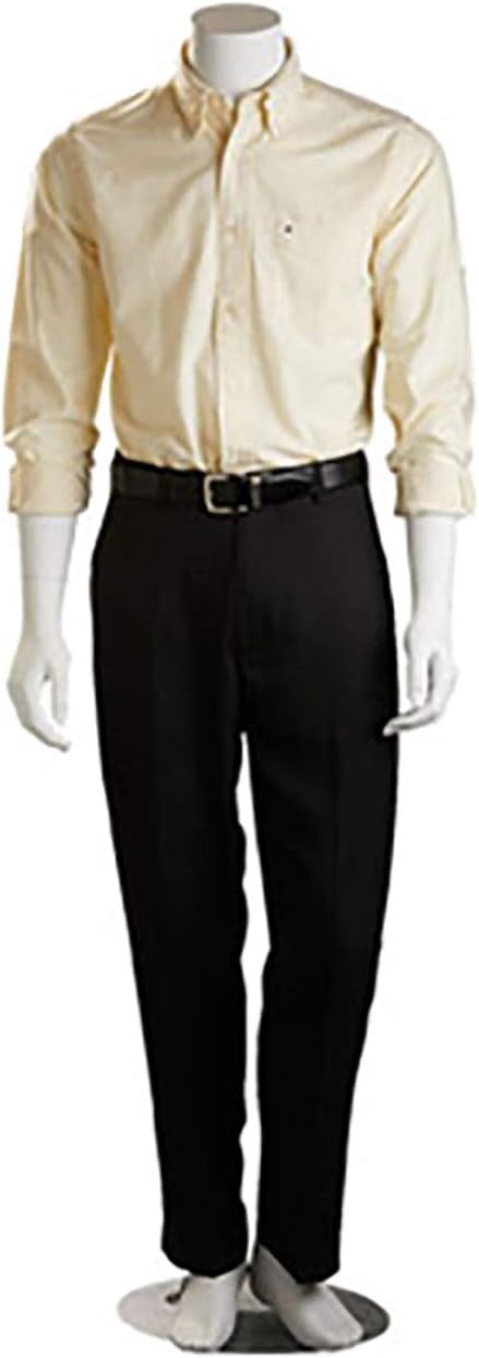 SSWBasics Headless White Fiberglass Mannequin with Base - 5'8" H Full Body Mannequin for Retail Display