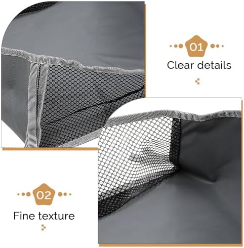Totority Wheelchair under Seat Storage Bag Organizer with Side Mesh Pocket Easy to Install Oxford Cloth Storage Pouch and Holding Necessaries — view 7