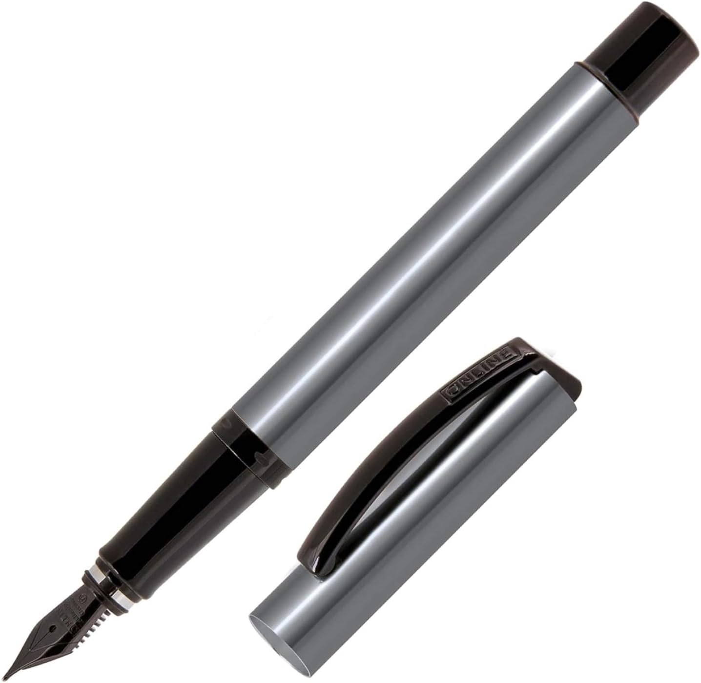 Online 36795 Fountain Pen, F Fine Point, Vision Profile, White, Dual Use Type, Genuine Import