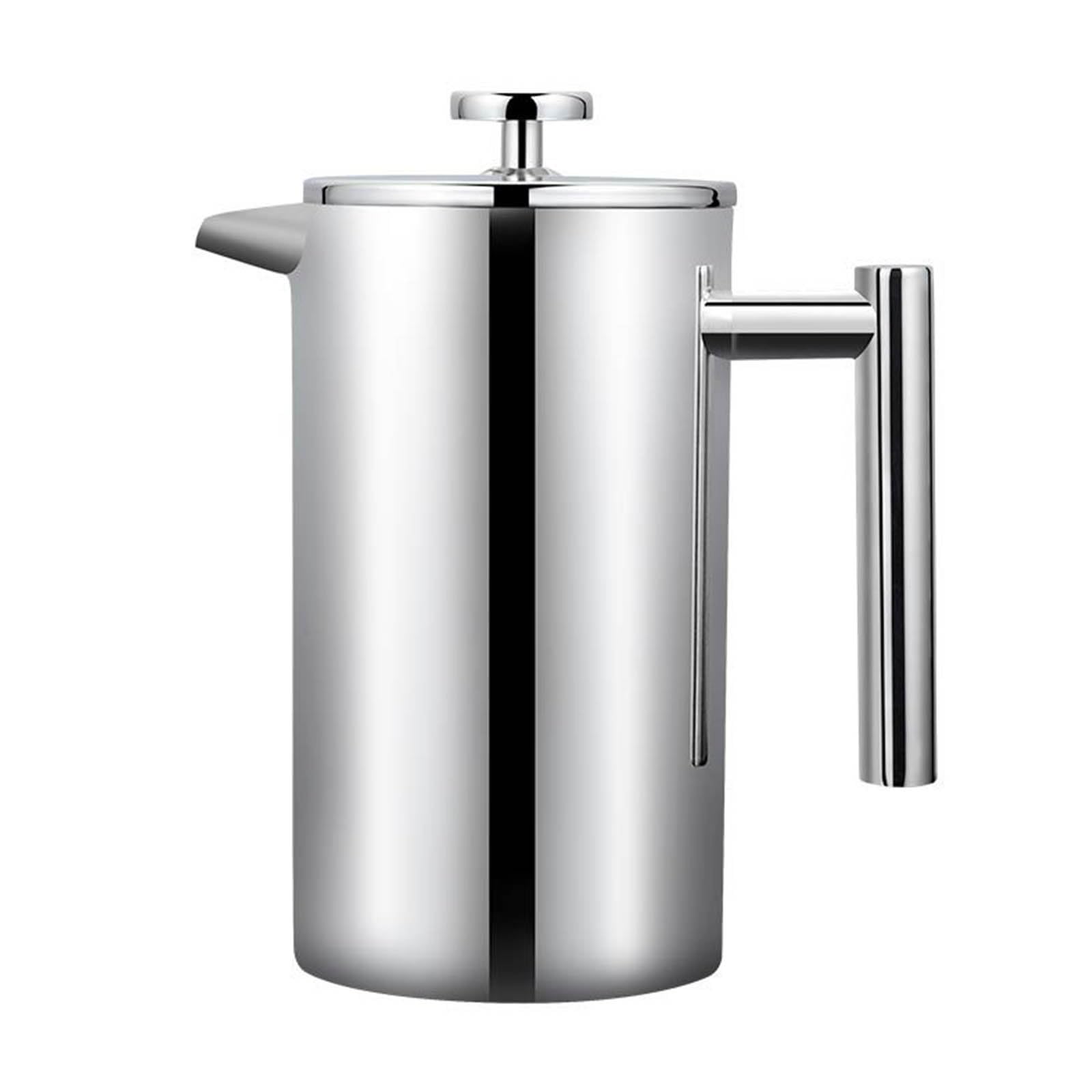 Cafetera émbolo acero inoxidable fácil de limpiar y tetera con doble pared para espresso