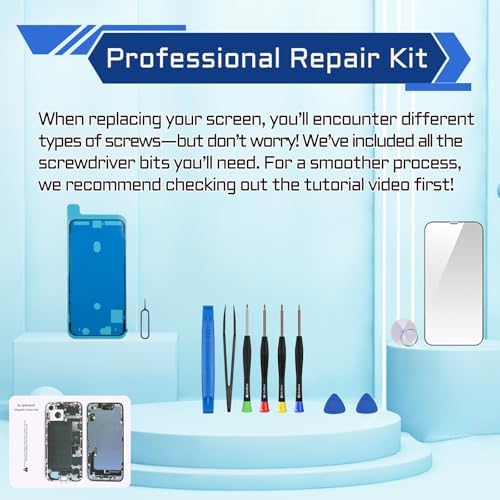[OLED] Screen Replacement for iPhone 14 6.1 Display Digitizer Front Speaker Proximity Sensor OLED 3D Touch Full Assembly Repair Fix Tools Kit A2882 A2649 A2881 A2884 A2883