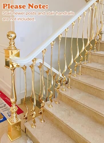 Barandilla de escalera giratoria metálica para evitar caídas en pasillos 5