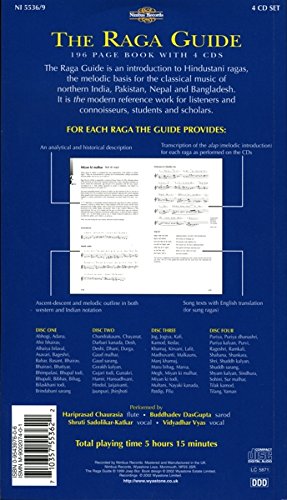 The Raga Guide: Survey of 74 Hindustani Ragas