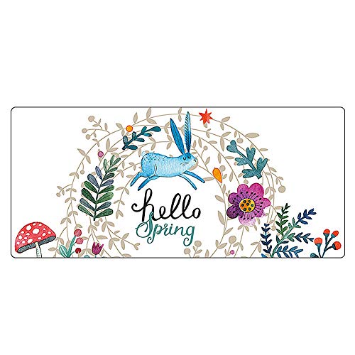 Preisvergleich Produktbild Grosses Mousepad,900 X 400x4mm XXL Mousepad Tischunterlage,spezielle Oberfläche Verbessert Geschwindigkeit Und Präzision Fransenfreie Ränder,Rutschfest Strapazierfähig Office Und Gaming Mousepad