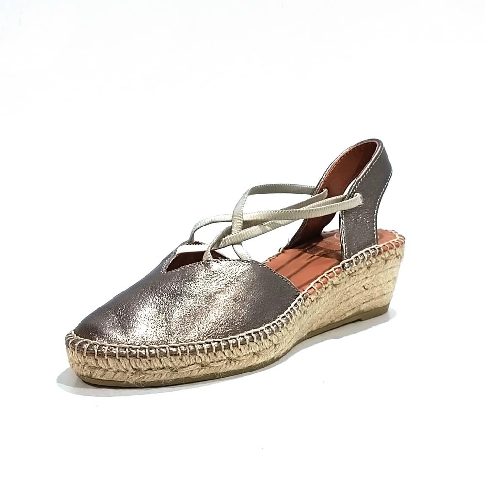 Viguera - Espadrillas a cuneo basso con elastici 986279 Pelle
