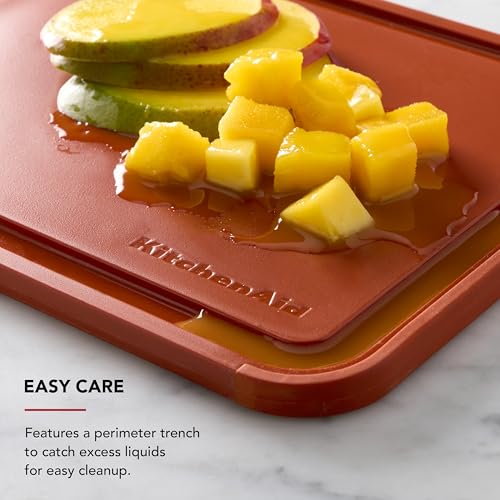 Planche à découper KitchenAid antidérapante avec tranchée