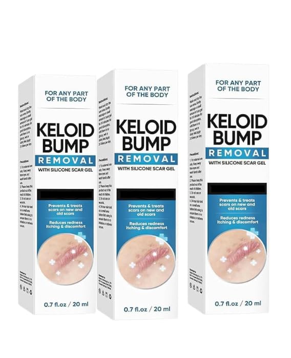 Keloid Bump Removal Gel 20ml | Advanced Silicone Scar Gel for Old & New Scars | Helps Reduce Redness, Itching & Discomfort | Fast Absorbing Skin Repair Formula (pack of 1)-image-37