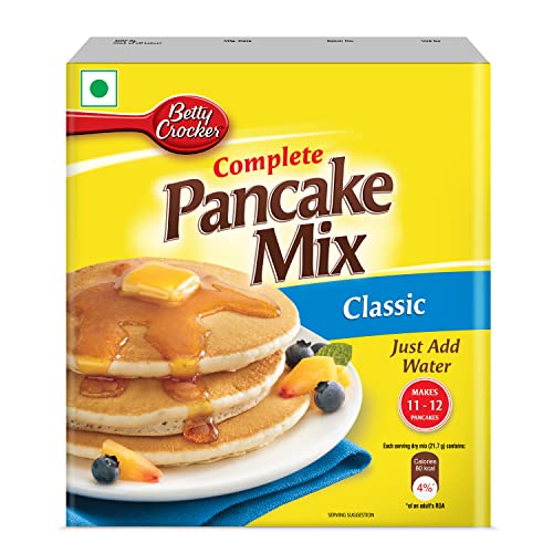Image of Betty Crocker Pancake Mix | Instant Breakfast Mix | Waffles and Pancake Mix Powder | Original Flavour | Eggless | 250g