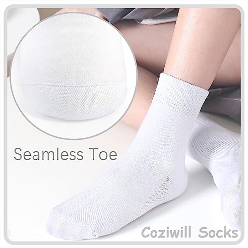 75% Off Kids Cotton Seamless School Socks - 6 Pairs - Image 2