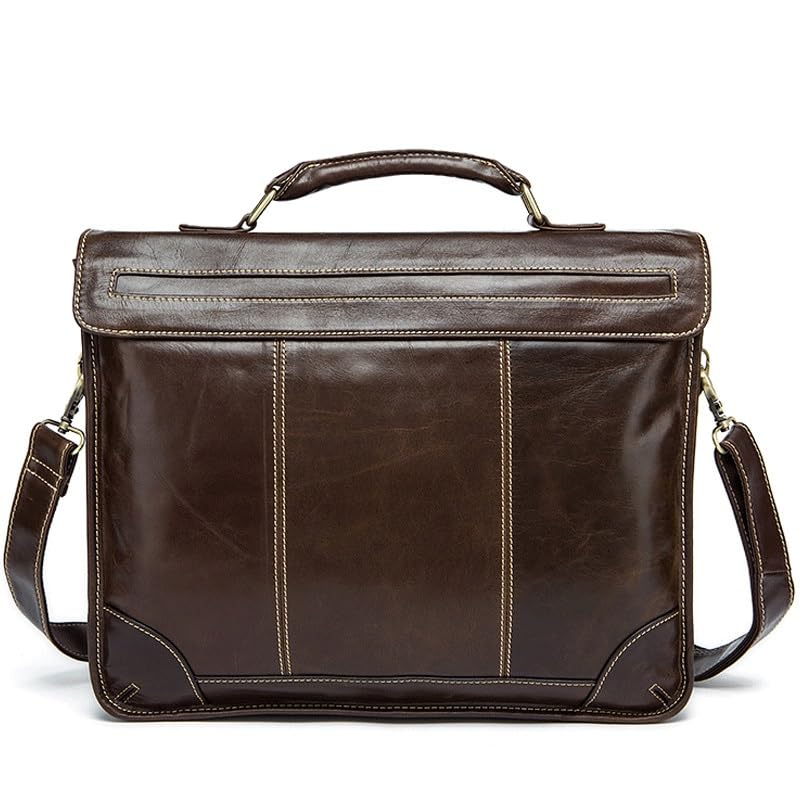 Vintage Men's Briefcase Large Capacity Men's Business Computer Bag2