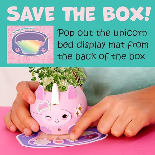 Image of Creativity for Kids Plant-A-Pet: Unicorn Stocking Stuffers for Kids, Unicorn Gifts for Girls Aged 6-8 Years Activities for Kids