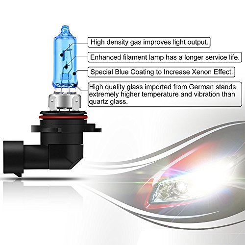 Yorten 9005 12V 55W branco halogênio lâmpada farol carro