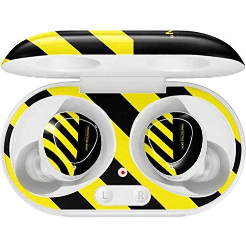 Skinit Decal Audio Skin Compatible with Galaxy Buds+ - Officially Licensed Skinit Originally Designed Black and Yellow Stripes Design