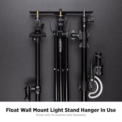 Image of Westcott Float Wall Mount Light Stand Hanger by Lindsay Adler - Video and Photography Studio Organization