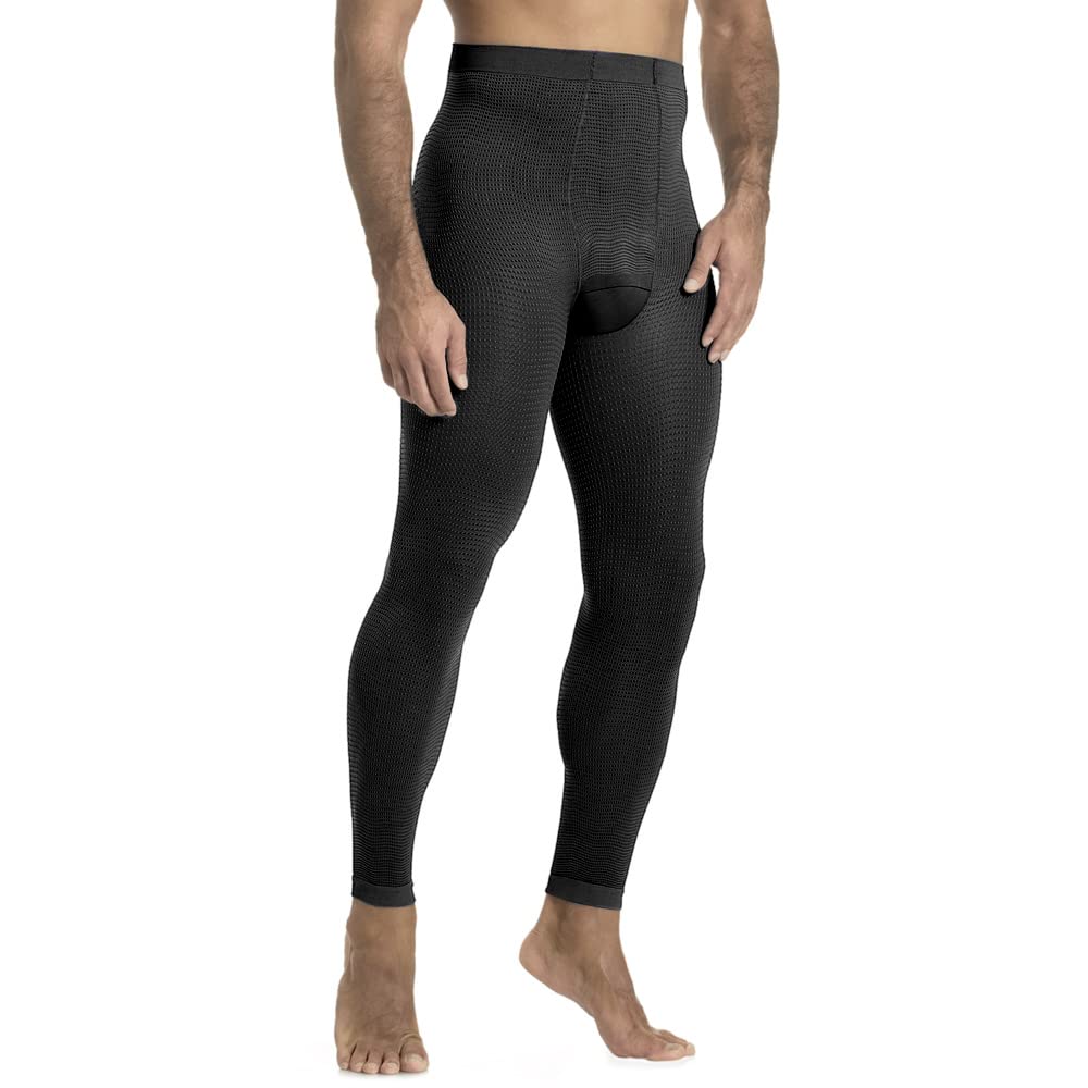 SOLIDEA Calzamaglia Lunga Micromassagiante da Uomo Panty Plus | Ideali per Lo Sport