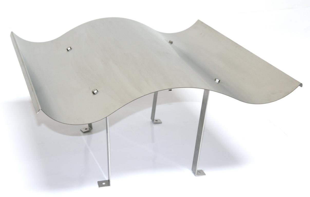 Schornsteinabdeckung 100x70cm, starr, Edelstahl Gr. 5 Marke: Szagato (Kaminhaube Kaminabdeckung Schornsteinhaube Regenhaube) Made Germany