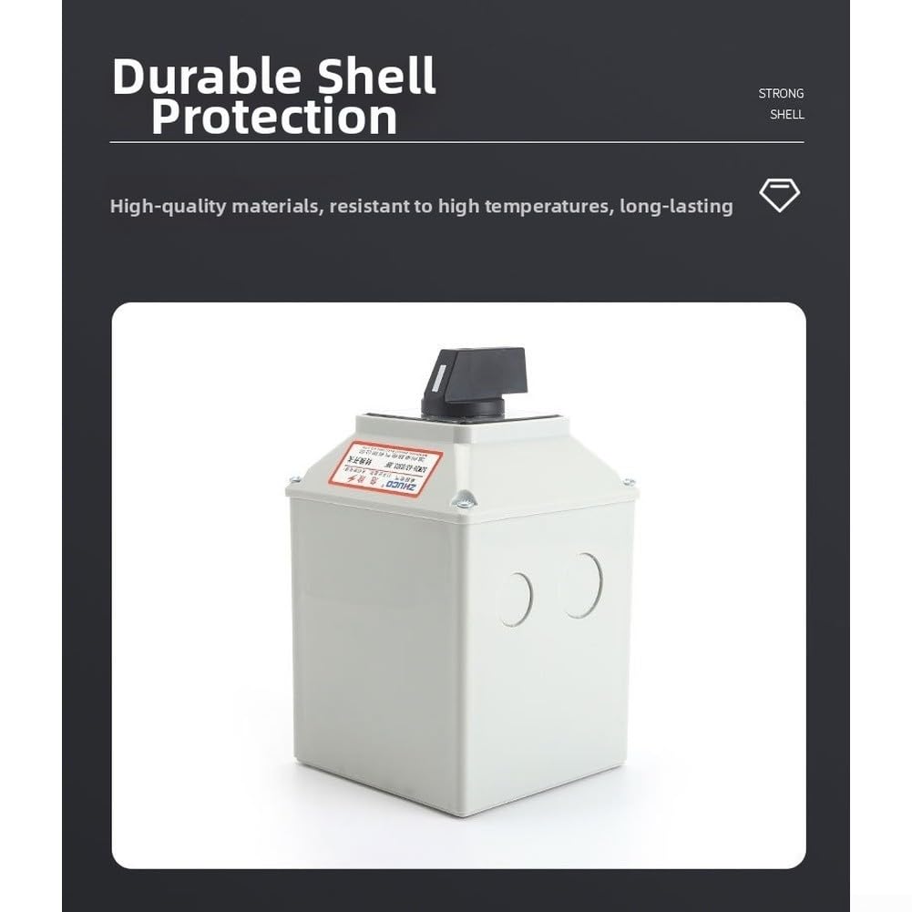 3-Stufen Umschalter 63A IP65 Wasserdicht Grau