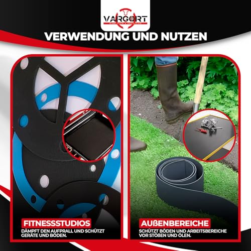 Gummi Streifen/gummistreifen 3mm / Breite 20 cm x Länge 3 m, Dicke 3 mm/gummimatte meterware/unterlage Waschmaschine/Gummiplatte/antirutschmatte/Gummi SBR