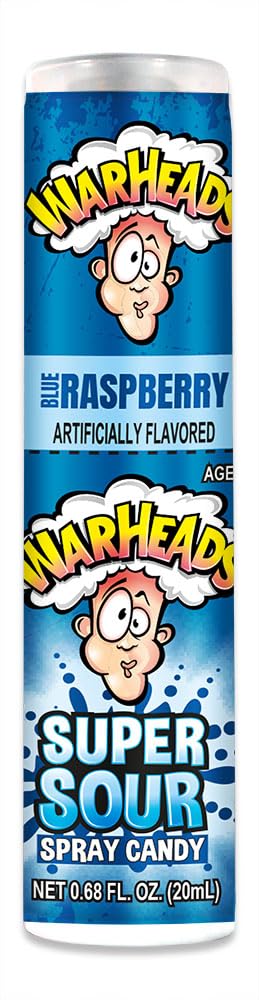Super Sour Spray Candy, Assorted Color/Flavor, 20 ml
