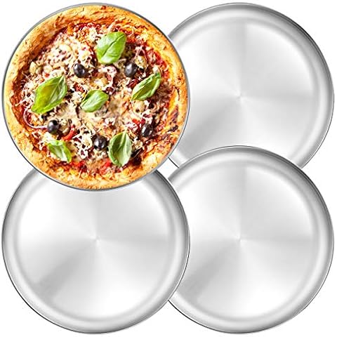 Deedro Pizzablech aus Edelstahl Cover