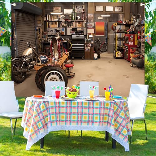 Fondo fotográfico moto vintage 7x5 ft miniatura 4