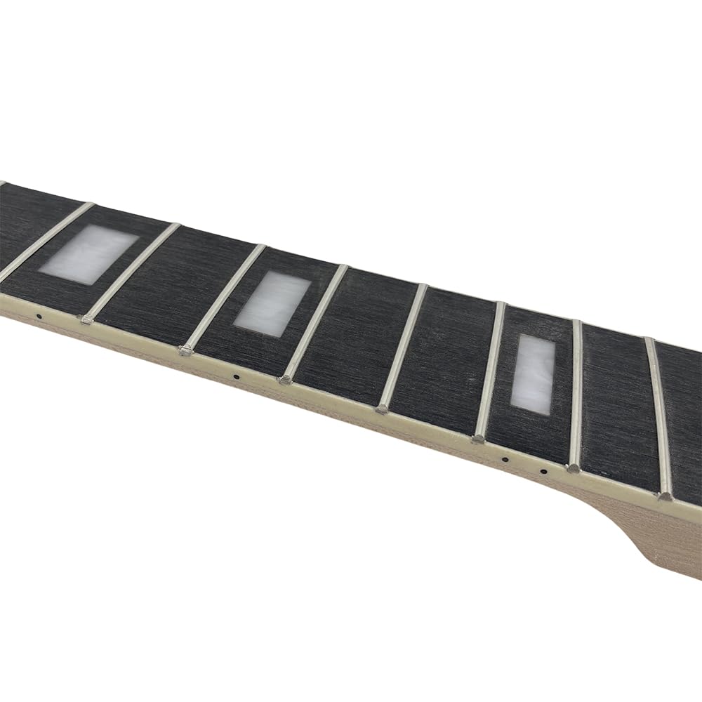 Yinfente Manico per basso elettrico a 4 corde, 20 tasti, 76 cm, in acero con tastiera in palissandro per costruzione e sostituzione di basso (dadi da 42 mm)