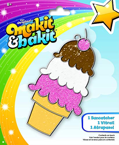 Colorbok Makit & Bakit Suncatcher Ice Cream, Multi-Colored