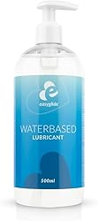 EasyGlide Lubricante a Base de Agua - Lubricantes Sexuales Estimulantes - No Pegajoso, Apto para Preservativos y Seguro para Usar con Juguetes Sexuales - 500 ml