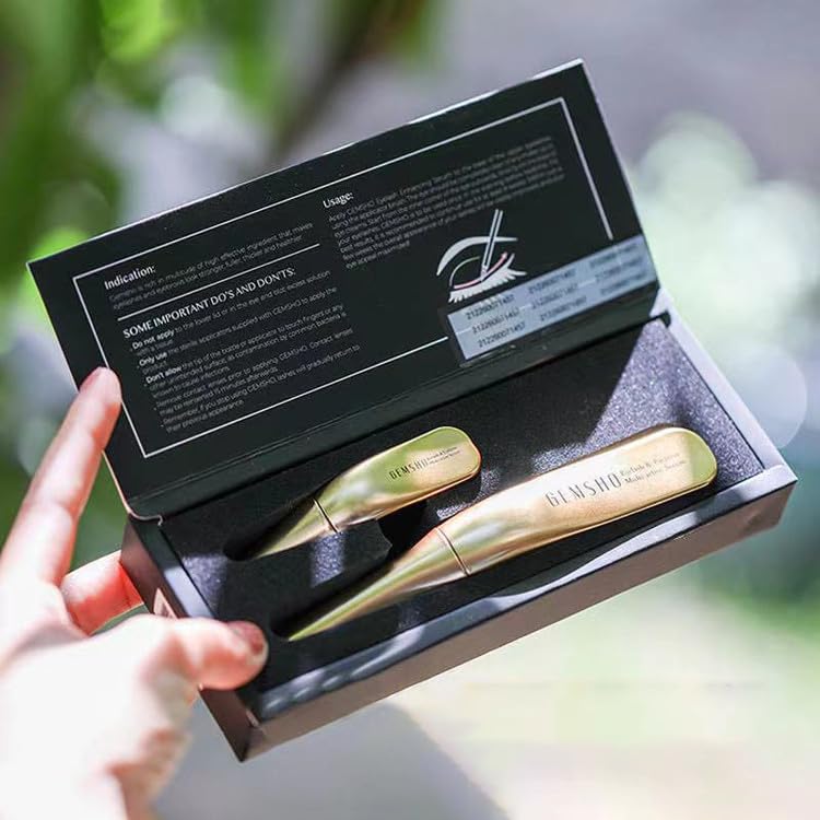 Eyelash Serum Eyelash Growth Serum & Eyebrow Multi-Active Serum 3ml+1ml Lash Serum 젬소 속눈썹 영양세럼 营养睫毛增长精华液 Lash Enhancing Serum - Image 2