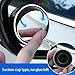 Car Blind Spot Mirror for BMW 7 series 7er E38 1994-2001, Round HD Side Mirror Blindspot, 360° Adjustabe Angle Side Convex View Mirror, Pack of 2,Silver