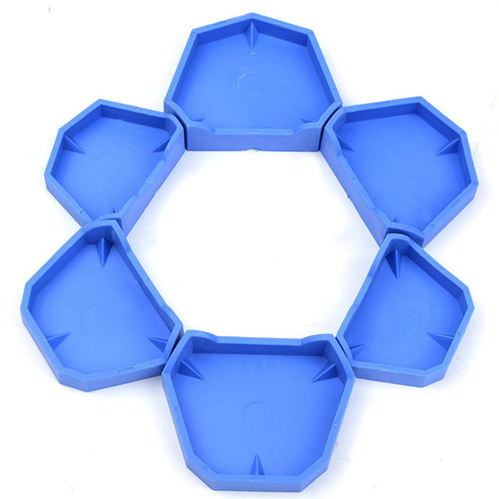 HEALIFTY Modelo de laboratorio dental base de silicona yeso 6 unidades