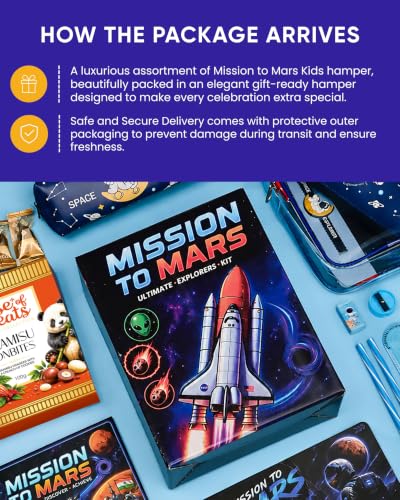Image of Hyperfoods Rakhi for Kids Boys with Gift Astronaut Theme Activity Gift Hamper Tiramisu Bon Bites Chocolate (100g) Stationery and Game Kit for Kids Rakhis for Brother Gift Hamper for Kid (Package Wt 490g), Gross weight: 680g Rakhi with Chocolate