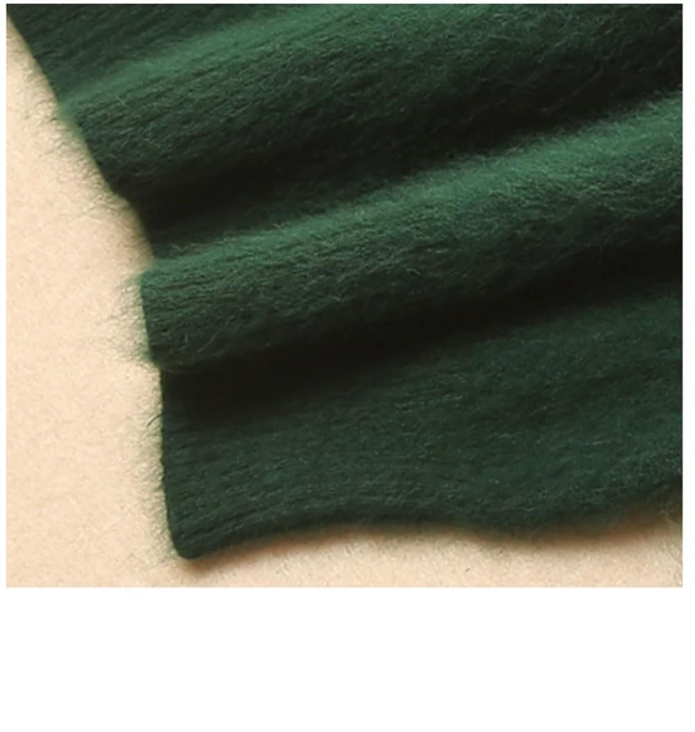 Maglione da donna con scollo a V, a maniche lunghe, morbido, vestibilità ampia, casual, con scollo a V