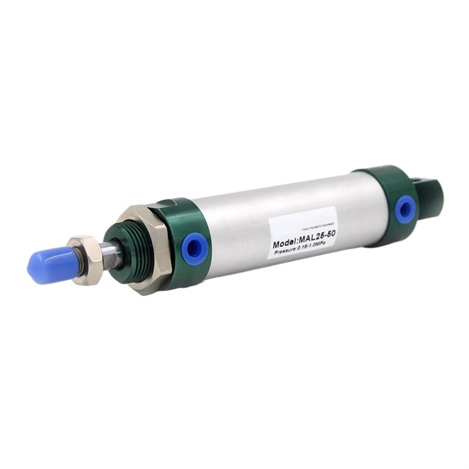 Vérin pneumatique MAL 16mm double effet en alliage d'aluminium