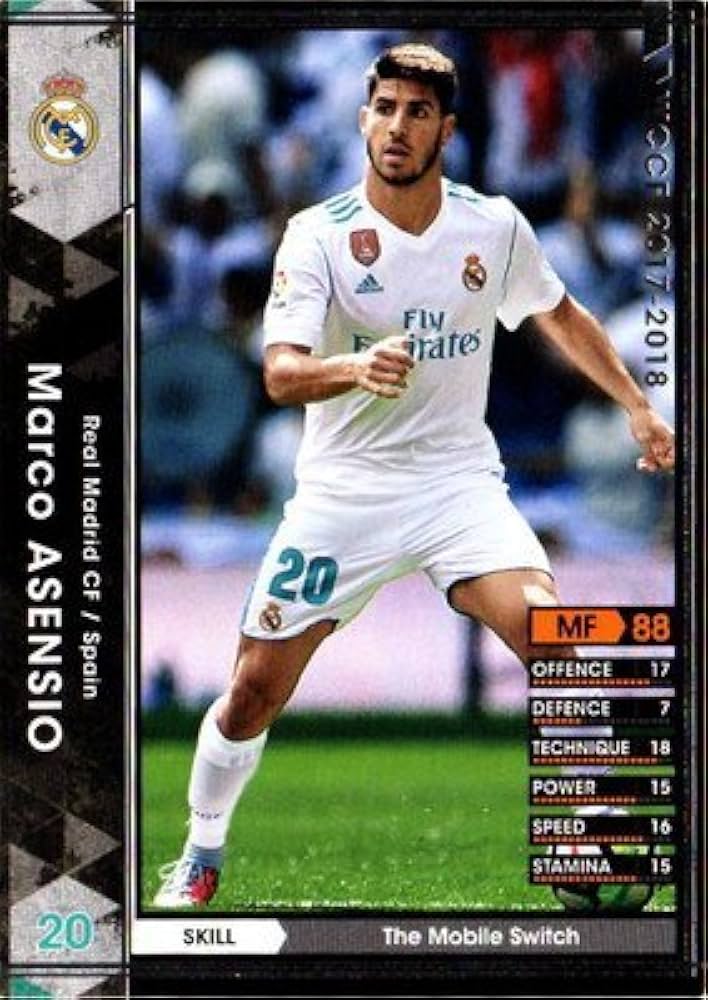 WCCF 雑誌 Amazon.co.jp: WCCF【17-18 / 247】マルコ・アセンシオ : スポーツ