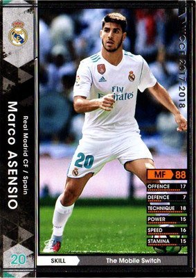 WCCF 雑誌 Amazon.co.jp: WCCF【17-18 / 247】マルコ・アセンシオ : スポーツ