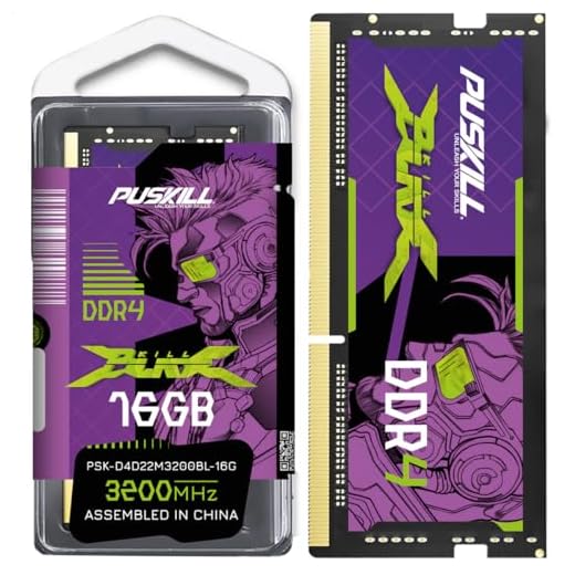 PUSKILL Memória para notebook RAM DDR4 16GB 3200MHZ 1.2V 260Pin Memória de 16GB