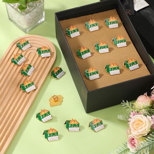 Image of Ferreve Dumpster Fire Pins Bulk Back to School Gift for Teacher Appreciation Pin Funny Dumpster Fire Office for Staff