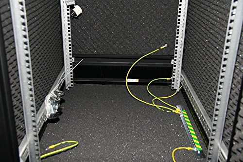 SILENCE RACK - Armario para servidores (15 U, 600 x 800 mm), color negro